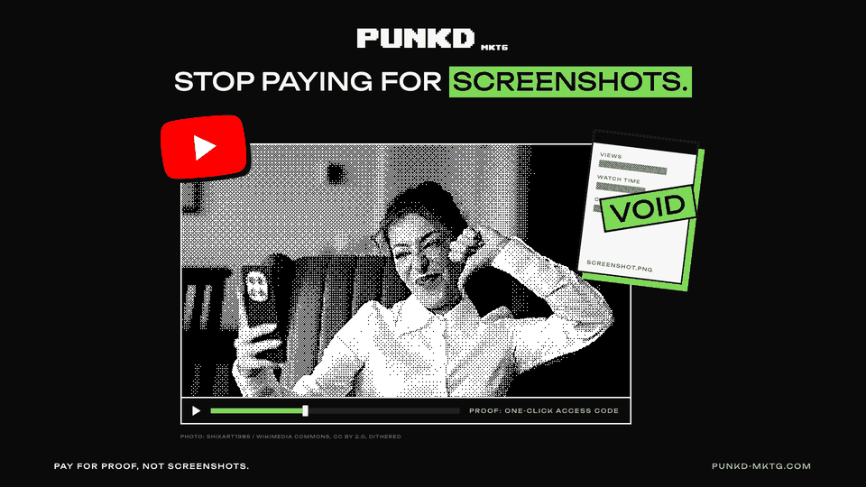 PUNKD cover: Stop paying YouTubers for screenshots. YouTube just made them worthless.